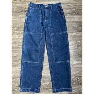 Madewell Women's Straight Leg Jeans - Dark Blue